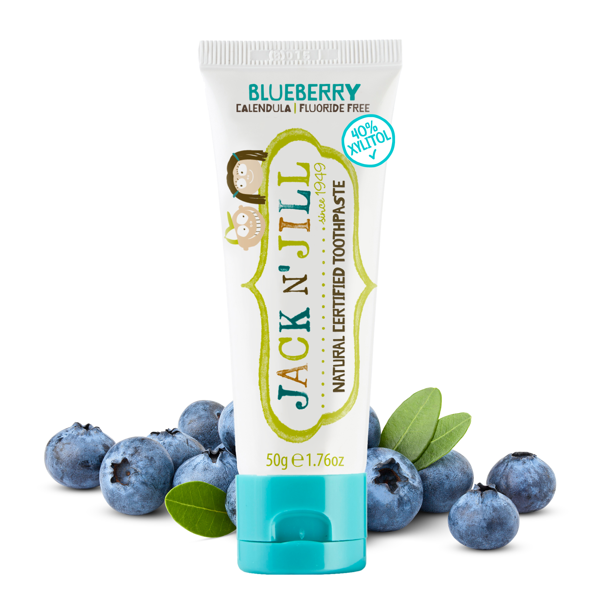 Jack n' Jill Natural Calendula Toothpaste- Blueberry Jack n' Jill Natural Calendula Toothpaste- Blueberry
