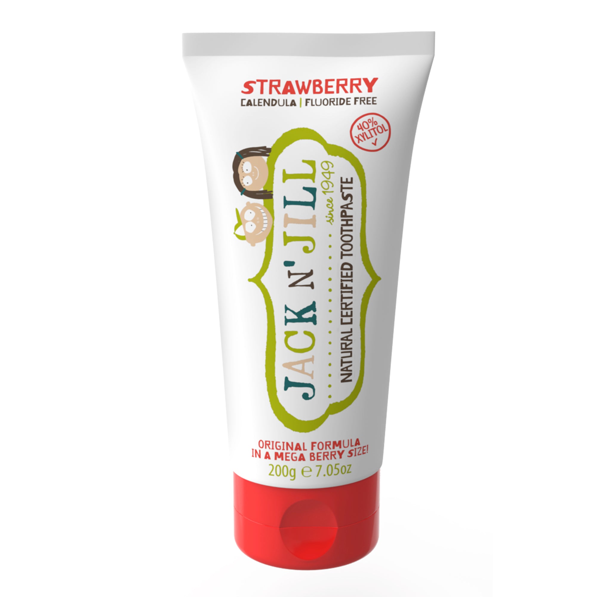 激レア　イギリス　toothpasteジャー Mega Berry Natural Certified Toothpaste Strawberry 200g – Jack N