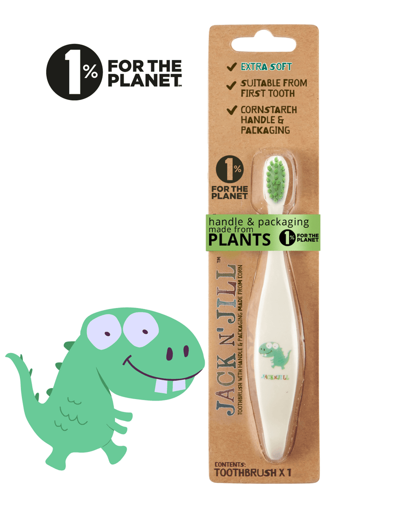 Kids Toothbrush - Dino - WellbeingIsland - US