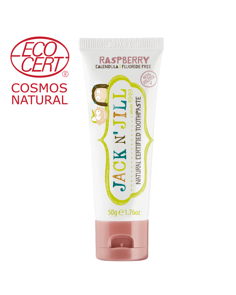 Natural Certified Toothpaste Raspberry 50g - WellbeingIsland - US